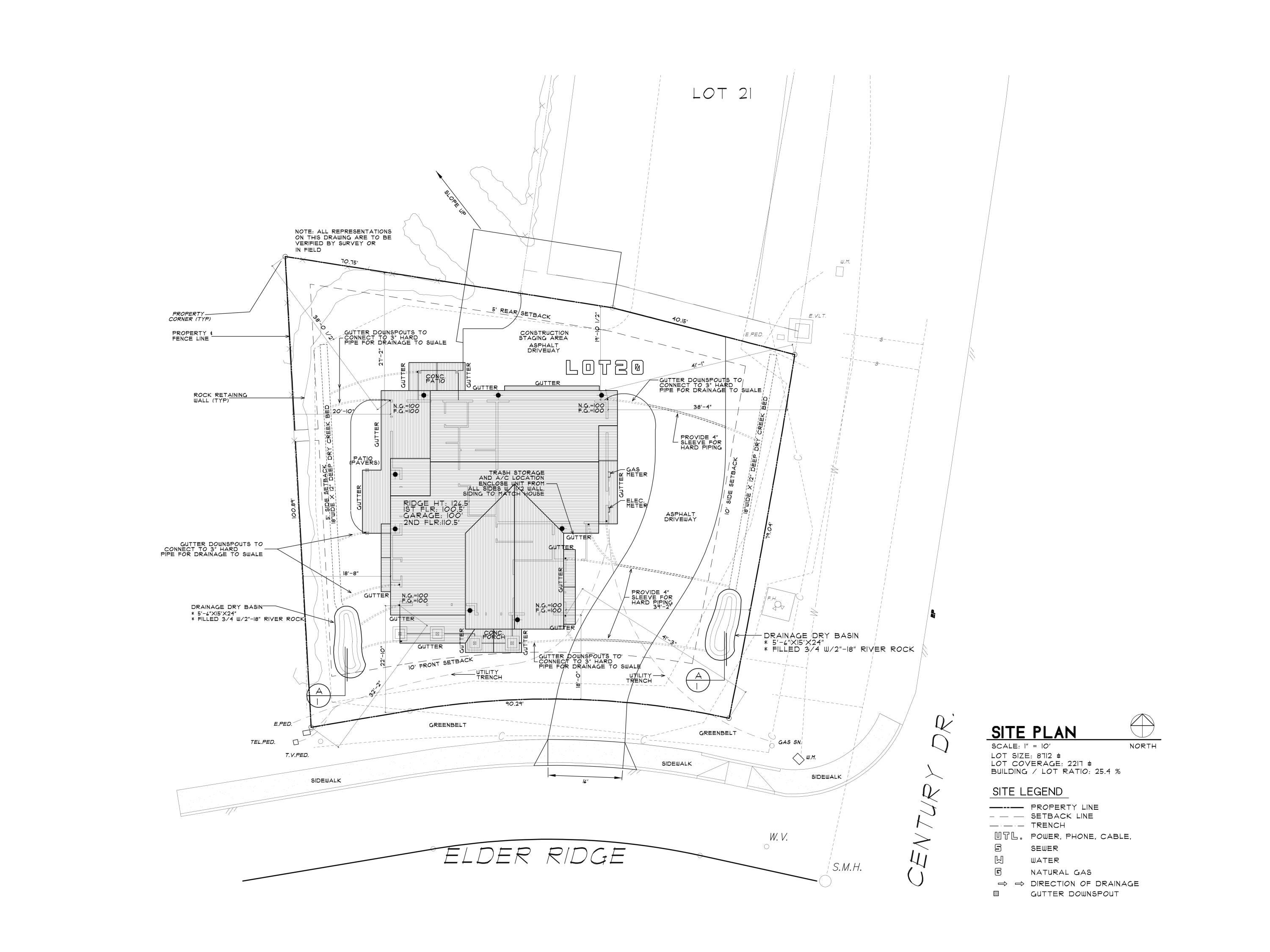 61491 Elder Ridge Street Bend, OR 97702 - Photo 30 of 32 61491 Elder Ridge - Site Plan