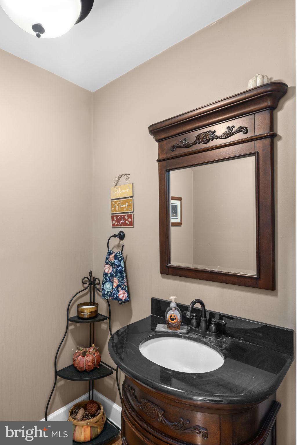 135 Old Cropps Mill Road Fredericksburg, VA 22406 - Photo 15 of 47 a bathroom with a sink and a mirror