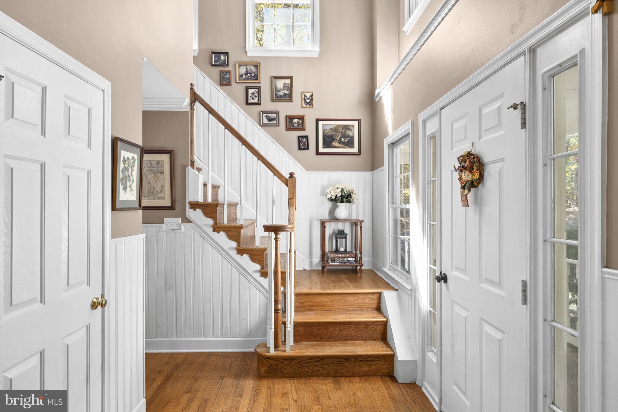 135 Old Cropps Mill Road Fredericksburg, VA 22406 - Photo 7 of 47 a view of entryway with furniture and wooden floor