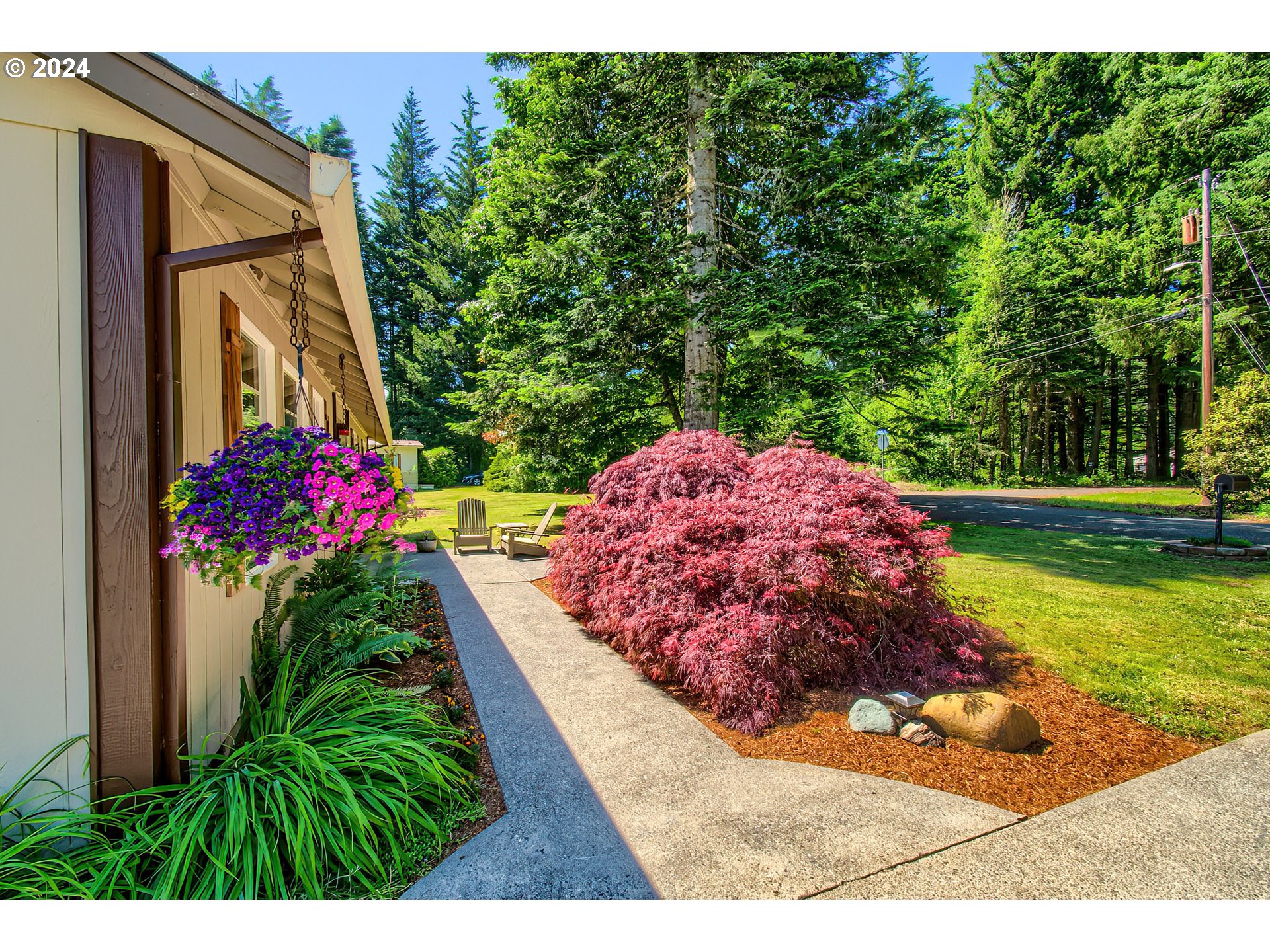 890 1st Falls View Road Stevenson, WA 98648 - Photo 6 of 43 a view of a backyard