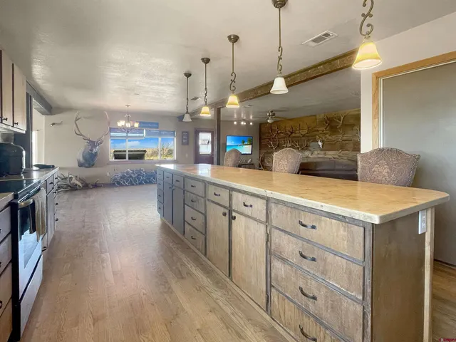 a kitchen with a sink appliances and cabinets