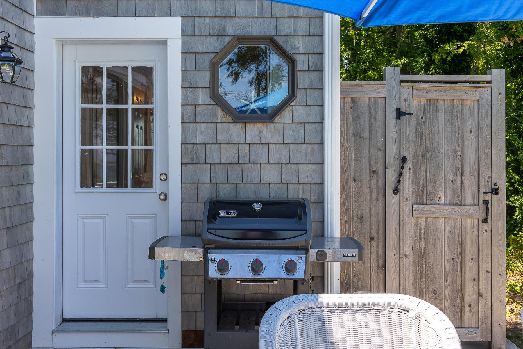 613 South Orleans Road Orleans, MA 02653 - Photo 21 of 40 Deck with Outdoor Shower