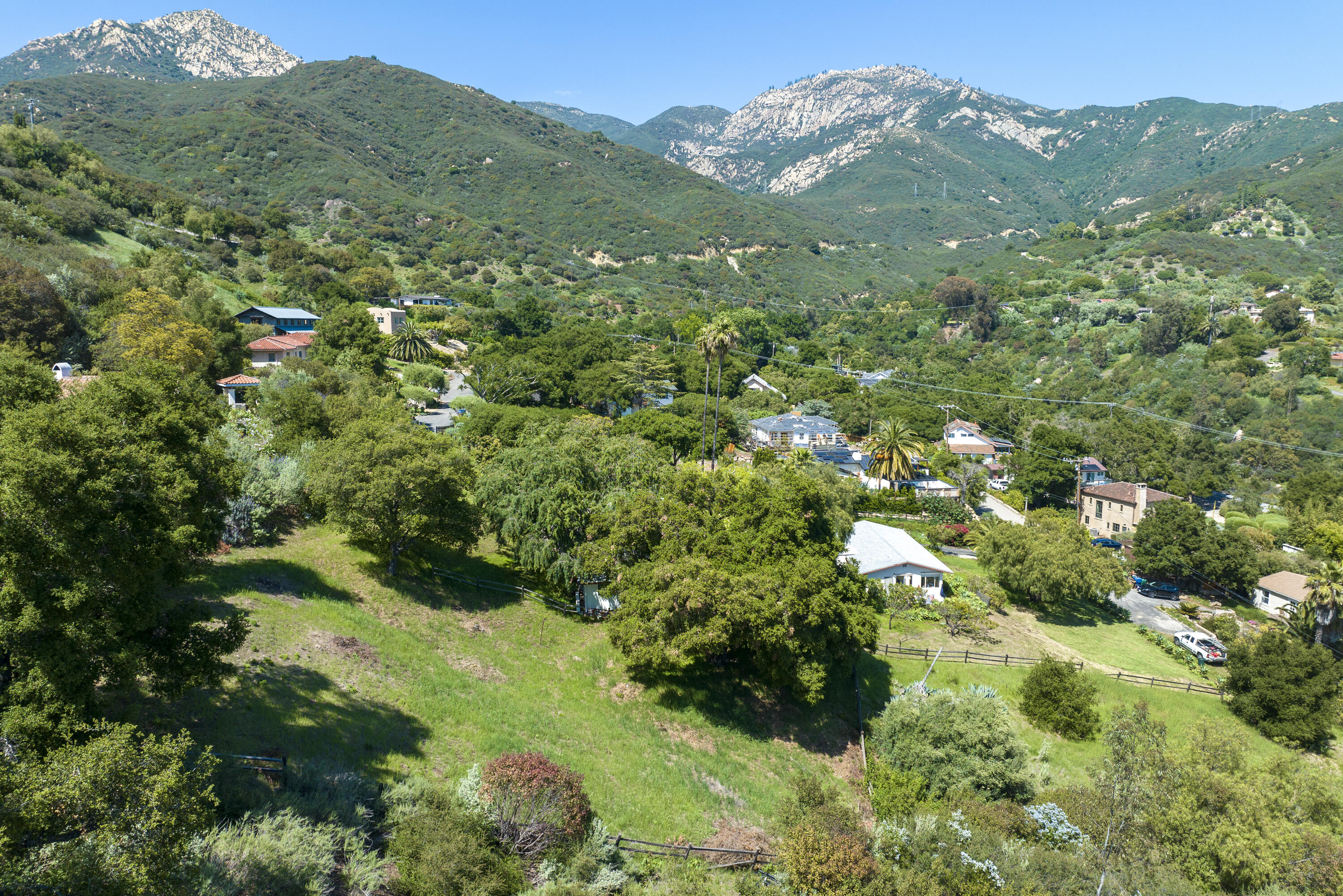 1433 Tunnel Road Santa Barbara, CA 93105 - Photo 8 of 10 a view of a lush green forest with mountains in the background