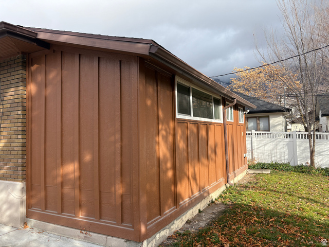 232 300 North Provo, UT 84606 - Photo 25 of 27 View of home's exterior featuring board and batten siding and brick siding