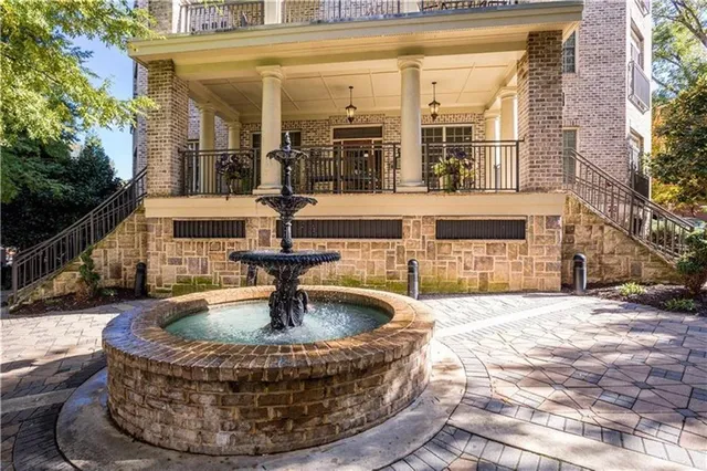 a view of a house with swimming pool