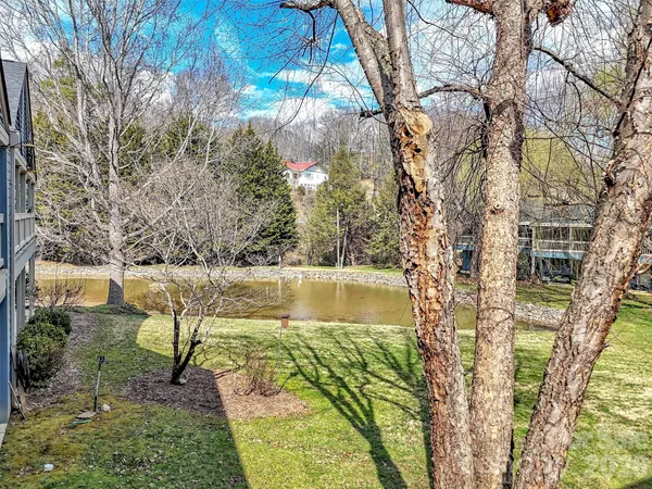 a view of swimming pool with a yard