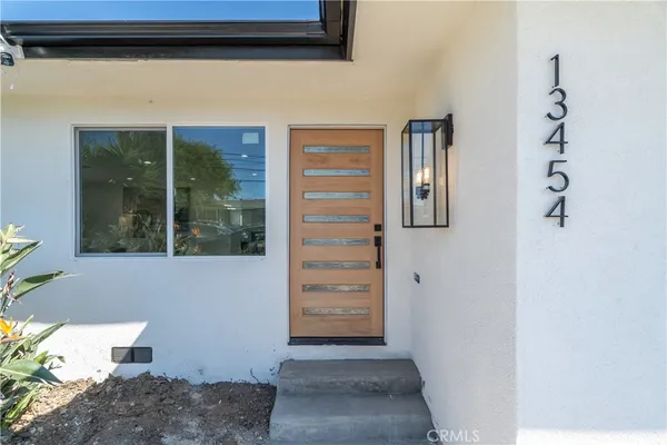 a view of an entryway door