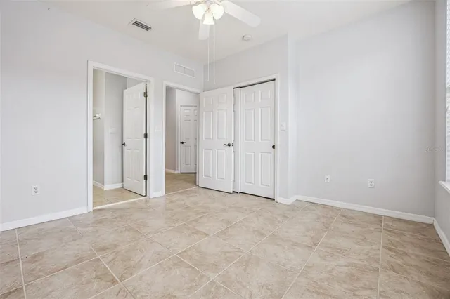 a view of an empty room