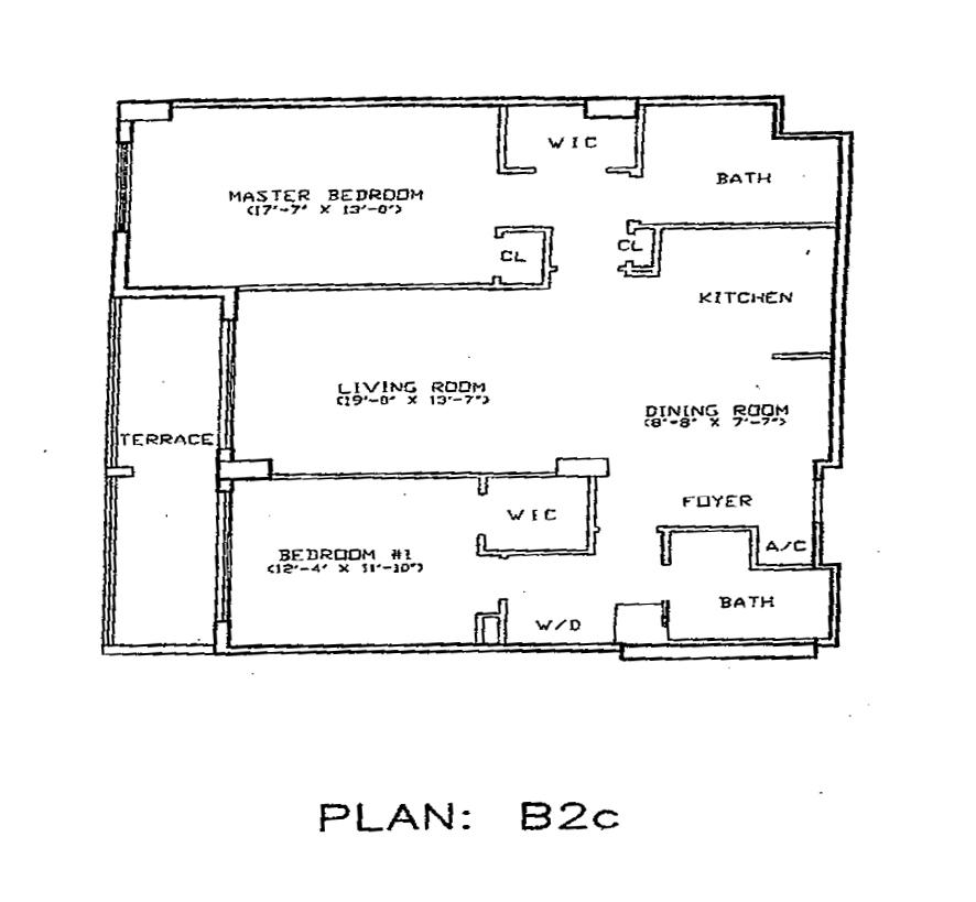 99 Southeast Mizner Boulevard, Unit 840 Boca Raton, FL 33432 - Photo 12 of 12 FLOOR PLAN