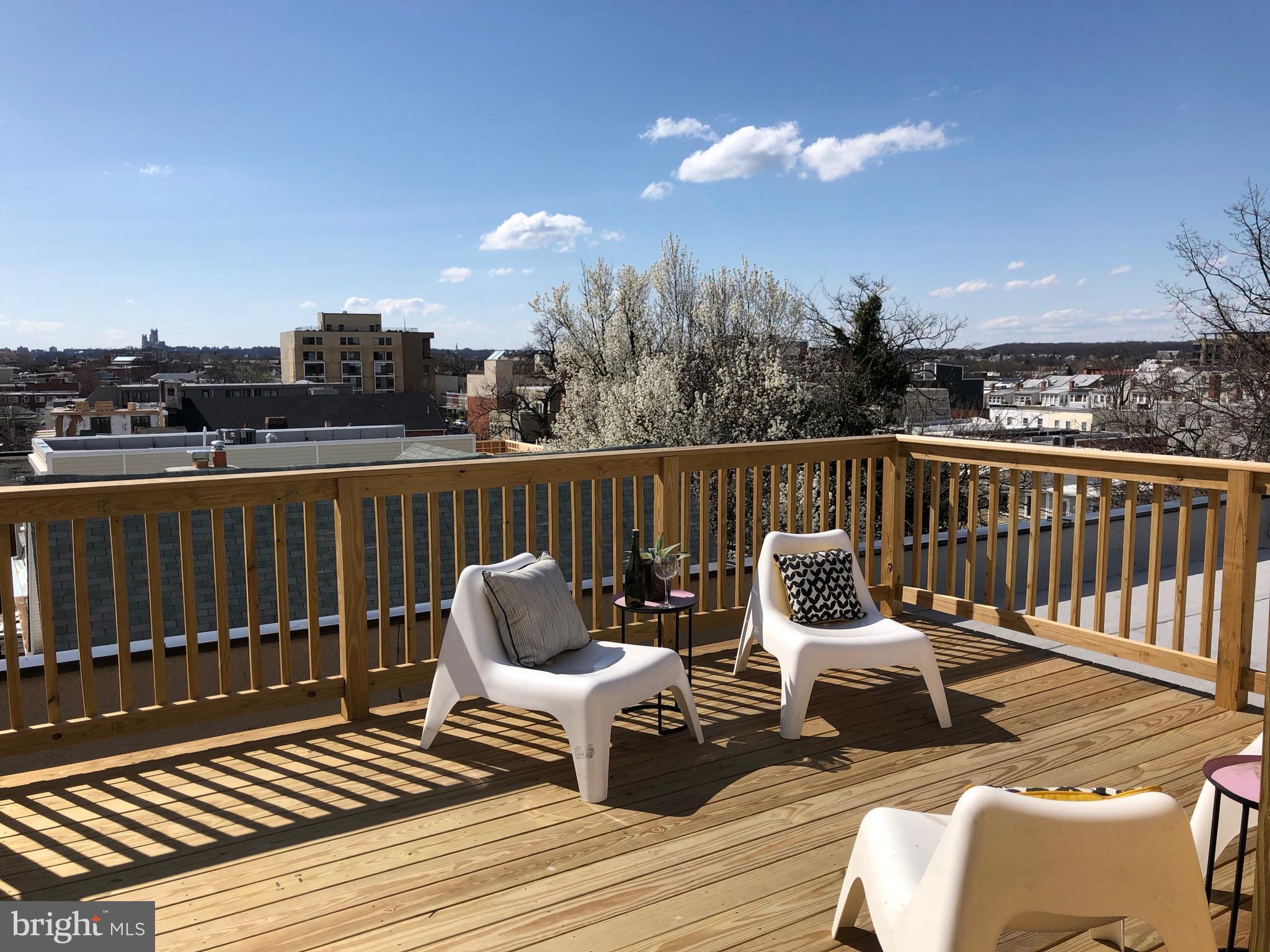 525 Park Road Northwest, Unit 302 Washington, DC 20010 - Photo 7 of 15 PRIVATE roof deck - photo of similar deck