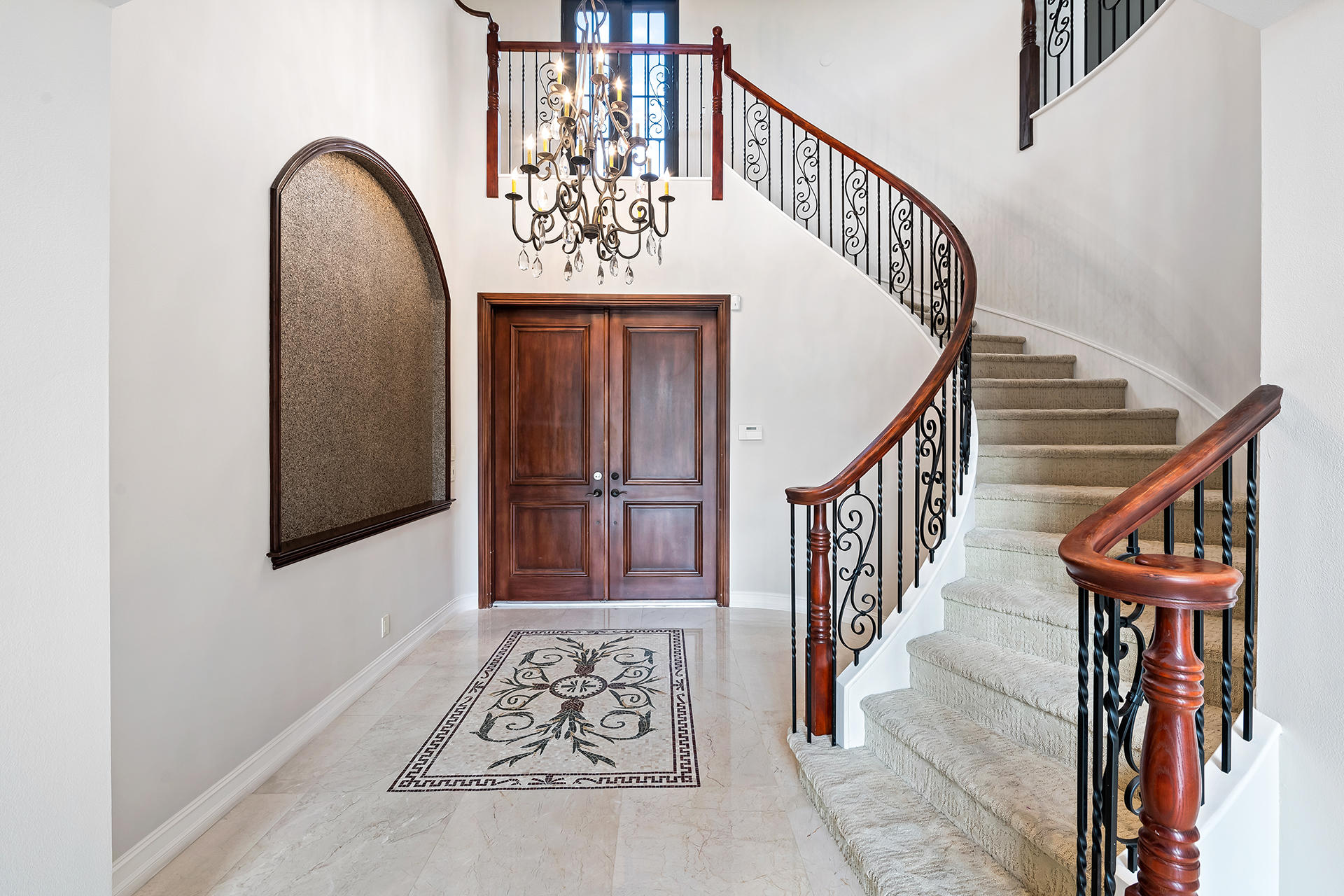 17895 Cadena Drive Boca Raton, FL 33496 - Photo 29 of 64 a view of entryway and hall with wooden floor