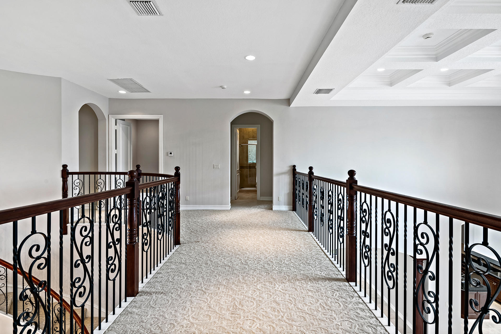 17895 Cadena Drive Boca Raton, FL 33496 - Photo 33 of 64 a view of a hallway with windows and stairs