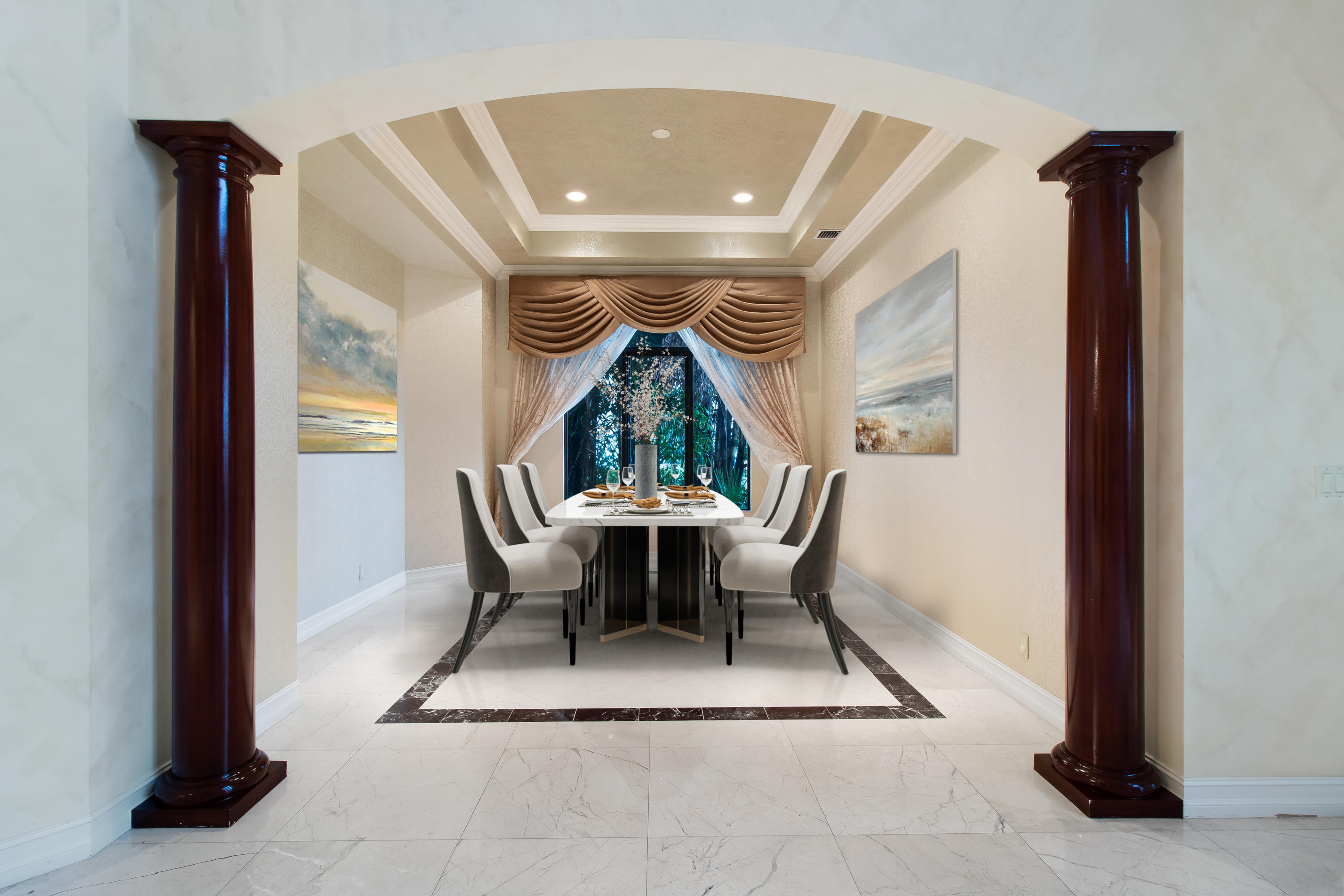 17895 Cadena Drive Boca Raton, FL 33496 - Photo 8 of 64 a dining room with furniture and window