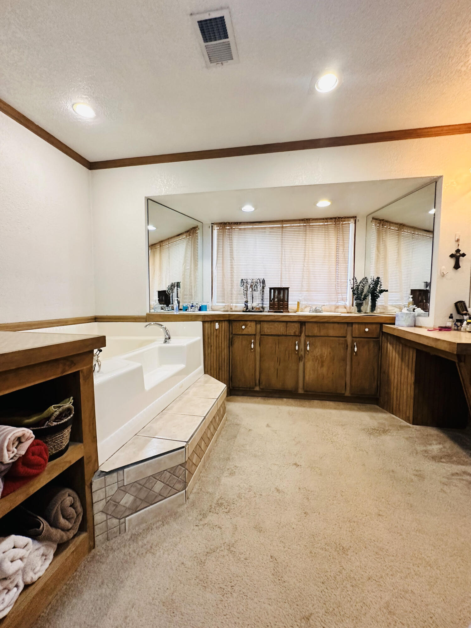 403 Osage Avenue Post, TX 79356 - Photo 21 of 31 a large white kitchen with a large window
