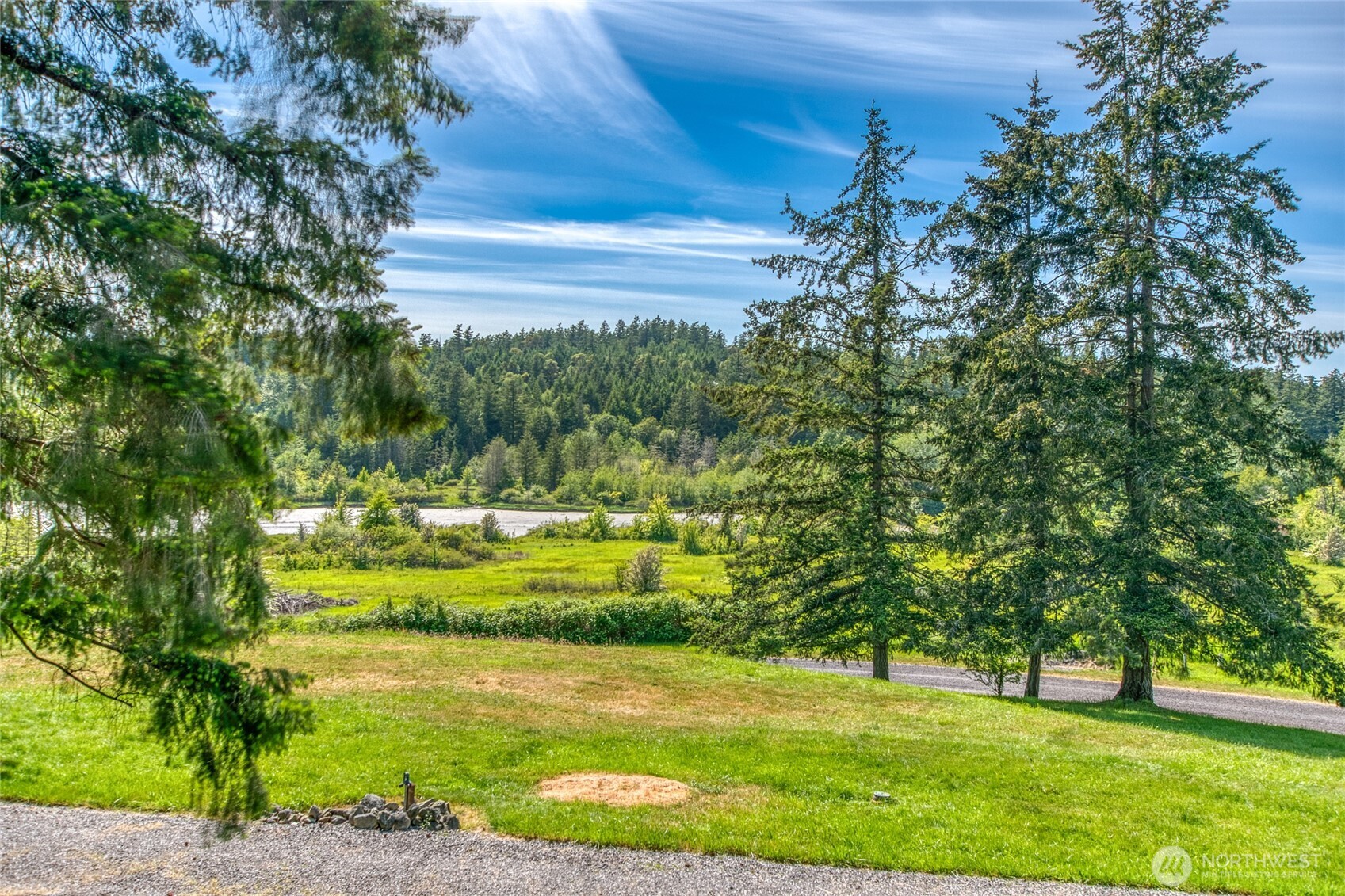 402 Cayou Valley Road Orcas Island, WA 98245 - Photo 2 of 40 a view of a swimming pool with a yard