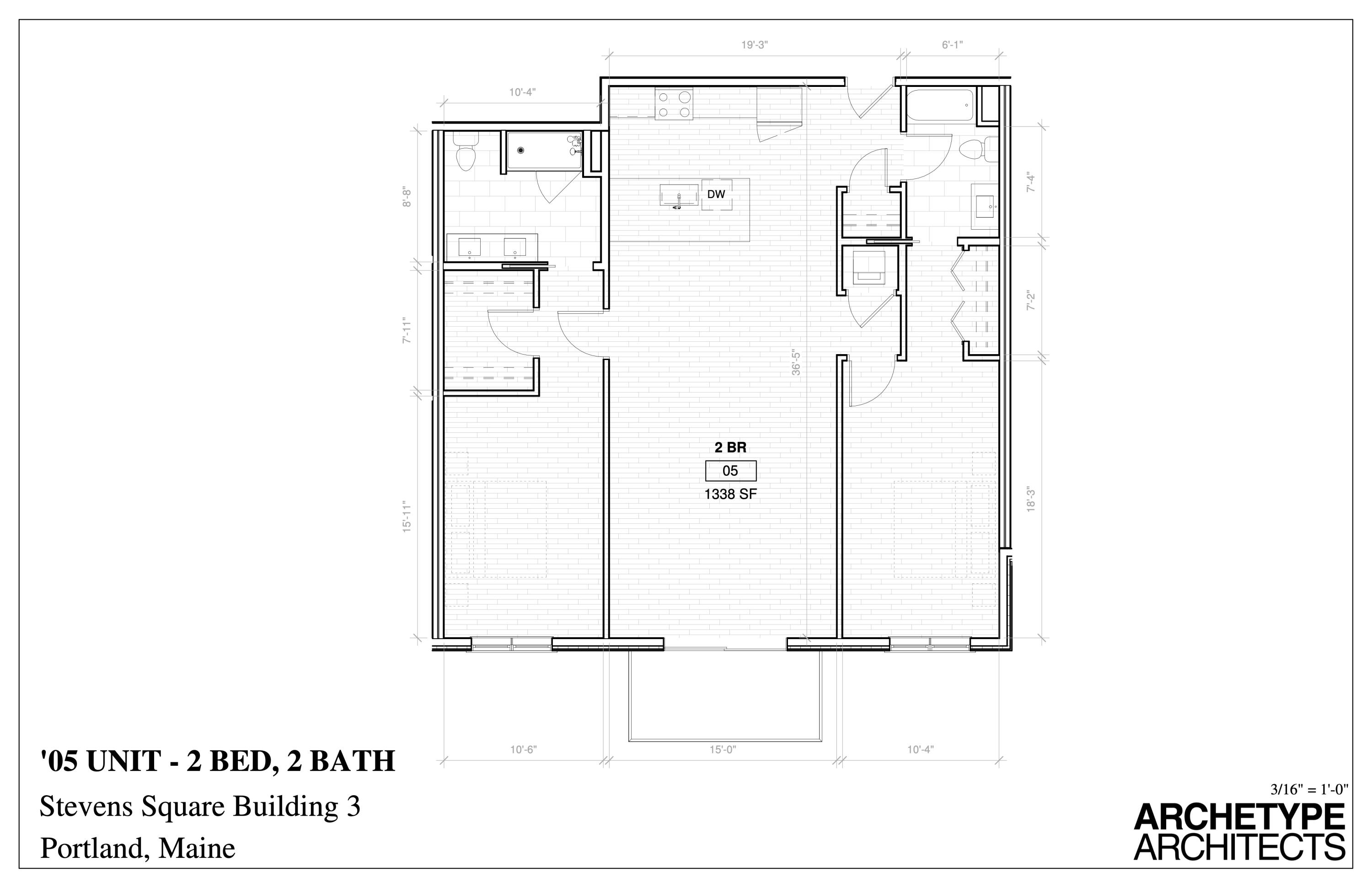 75 McAuley Way, Unit 405 Portland, ME 04103 - Photo 19 of 21 UNIT '05 - 2 BED, 2 BATH