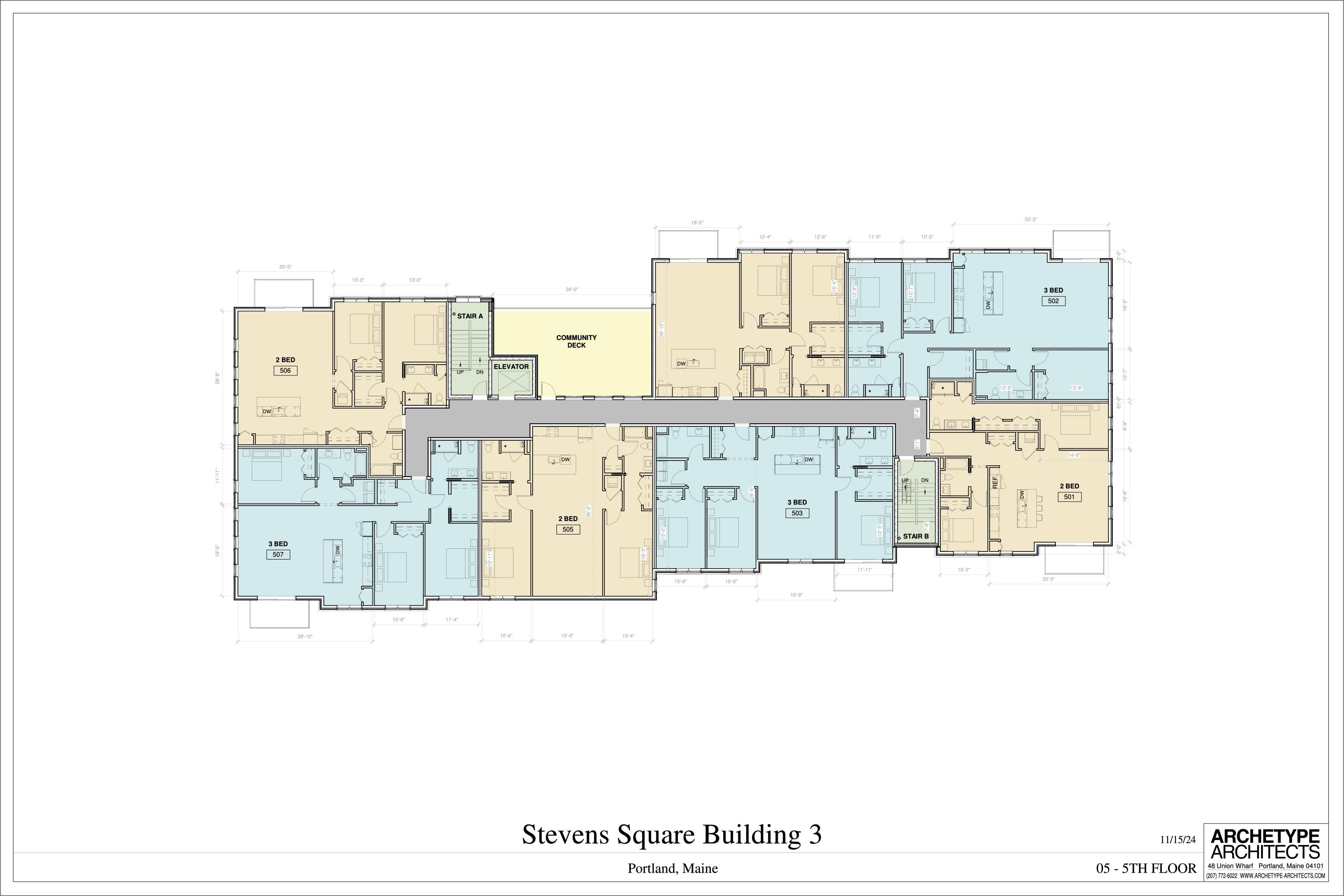 75 McAuley Way, Unit 405 Portland, ME 04103 - Photo 20 of 21 05 - 5TH FLOOR