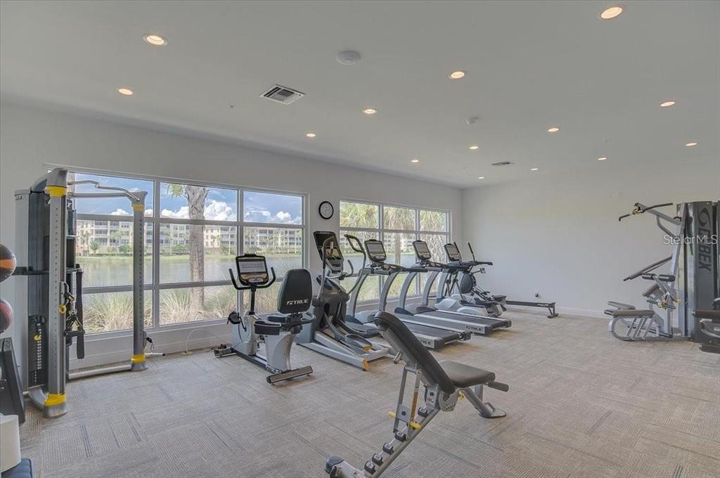 10520 Boardwalk Loop, Unit 704 Lakewood Ranch, FL 34202 - Photo 48 of 55 a view of a room with gym equipment