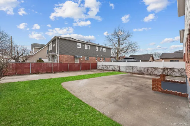 a house view with a garden space