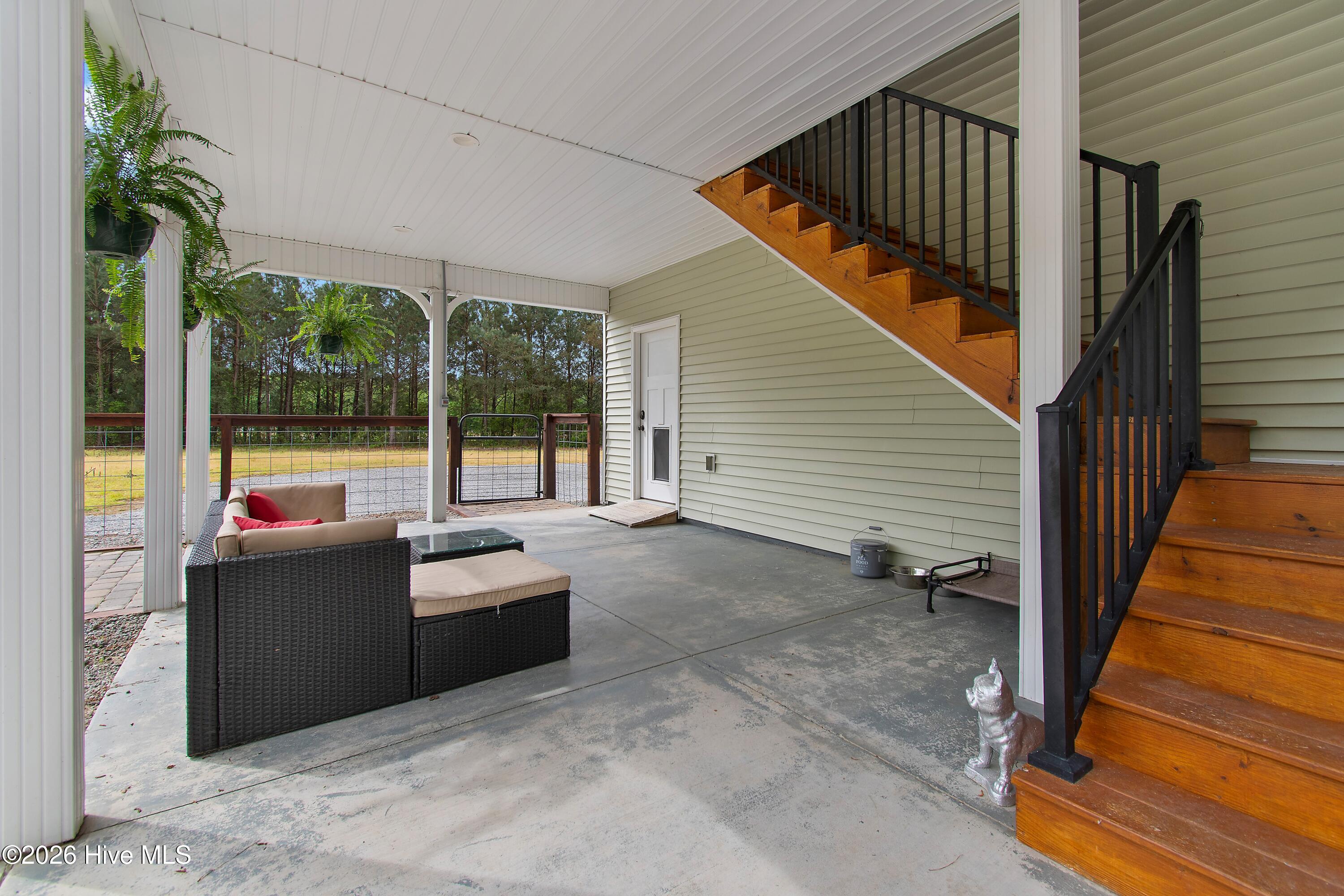417 Reaves Ferry Road Nakina, NC 28455 - Photo 8 of 42 Covered Area& stairs to main entrance