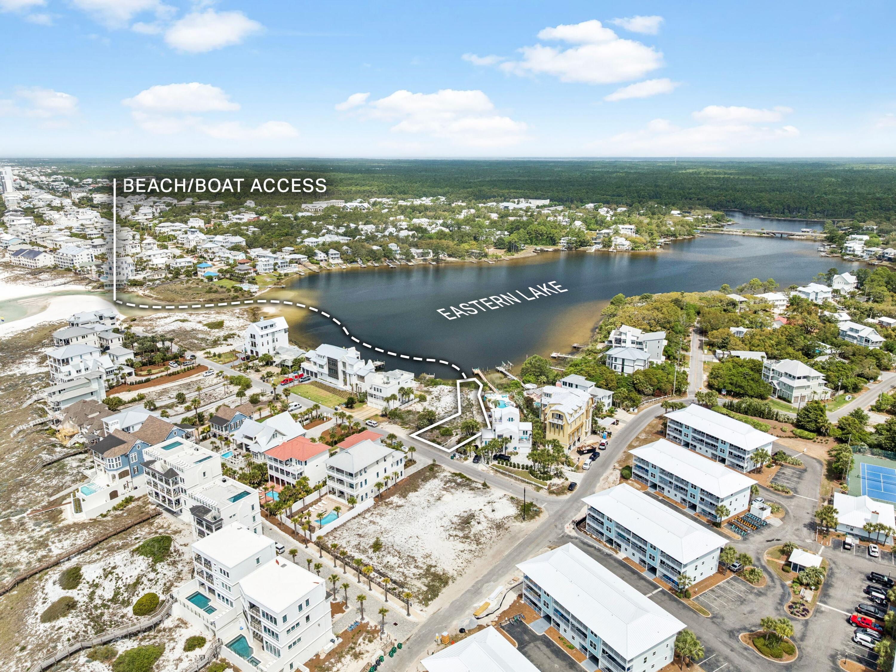 Lot 5 San Roy Road Santa Rosa Beach, FL 32459 - Photo 4 of 14 a view of a city with an ocean view