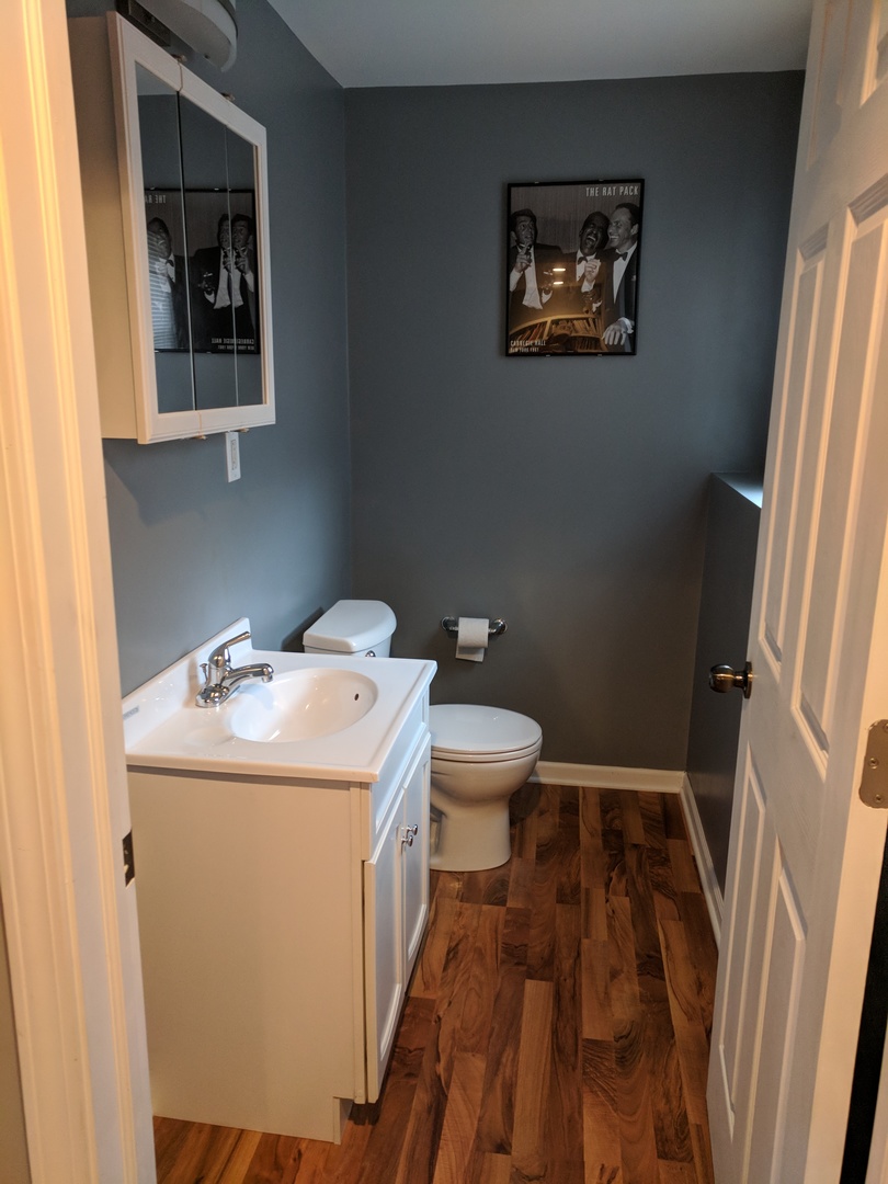484 Rockhurst Road Bolingbrook, IL 60440 - Photo 26 of 34 a bathroom with a sink and a mirror