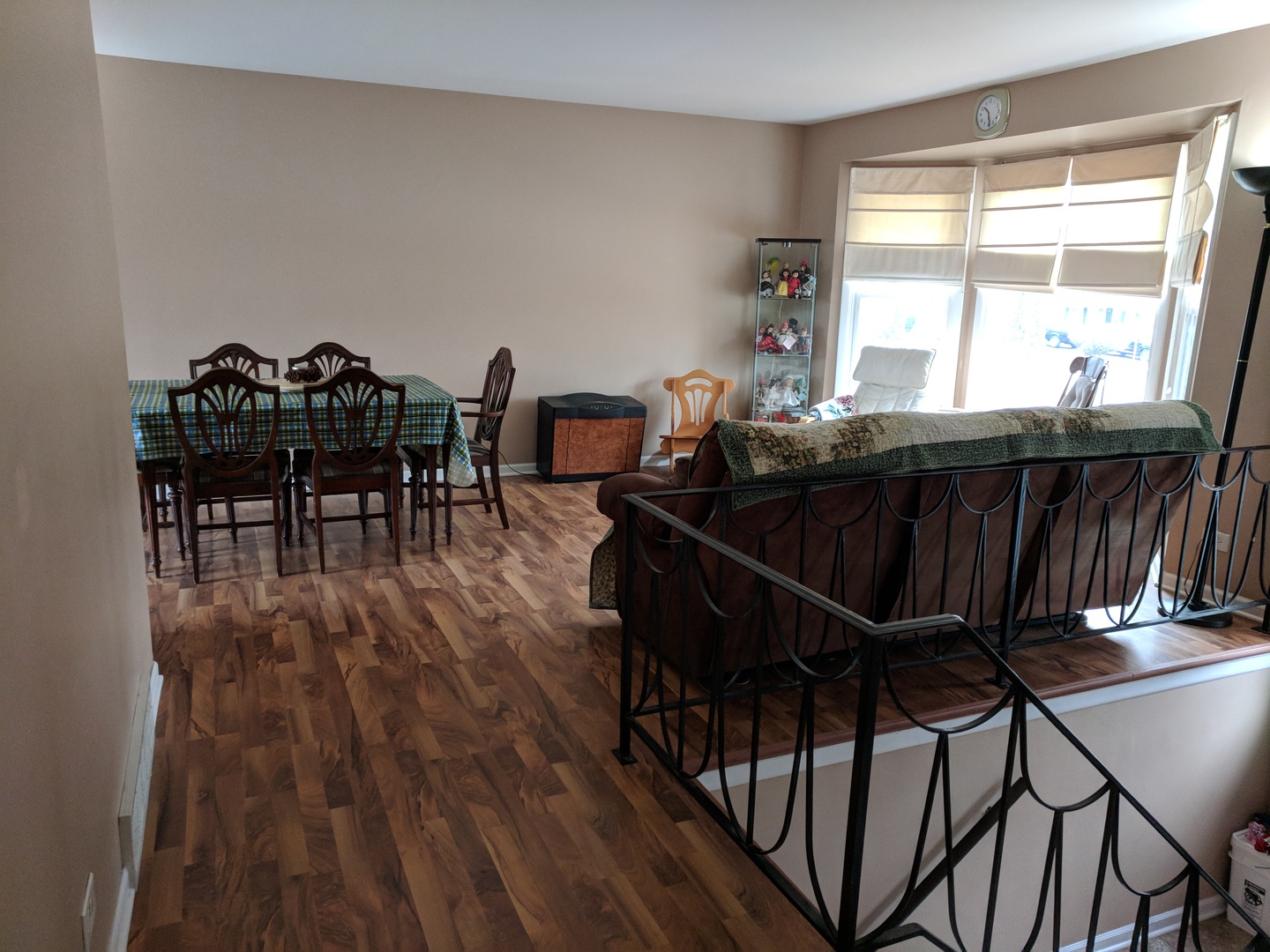 484 Rockhurst Road Bolingbrook, IL 60440 - Photo 5 of 34 a view of a dining room with furniture and wooden floor