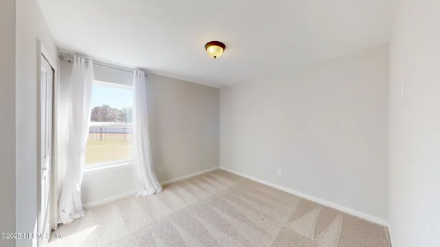 a view of an empty room