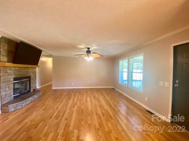 2247 State Rd S-46-149 Clover, SC 29710 - Photo 9 of 35 a view of empty room with wooden floor and fan