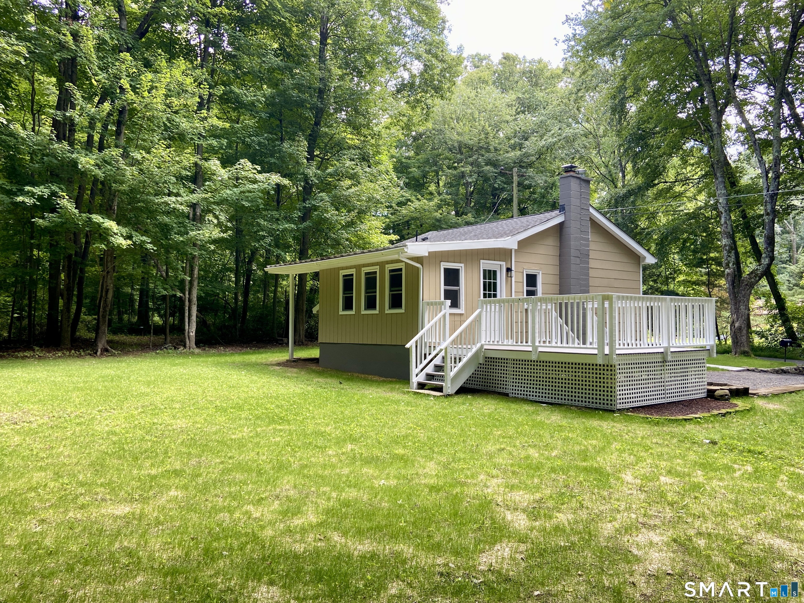 57 Barry Road Coventry, CT 06238 - Photo 4 of 32 Rear View of Home