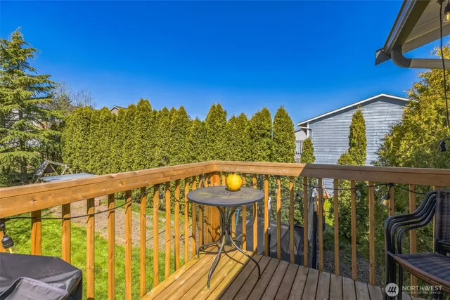 a view of a balcony with outdoor space