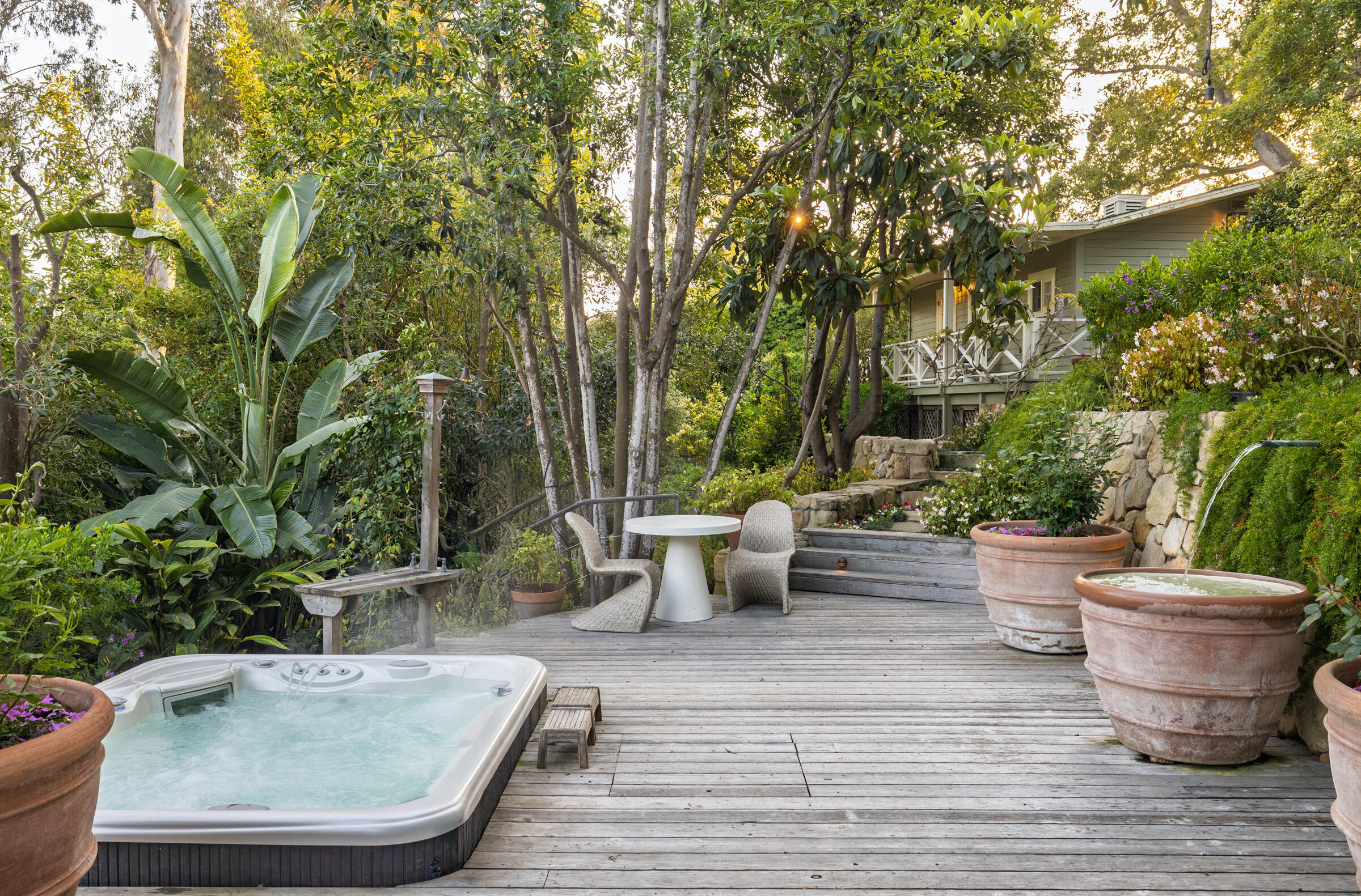 1077 Summit Road Santa Barbara, CA 93108 - Photo 26 of 28 Private Spa Deck