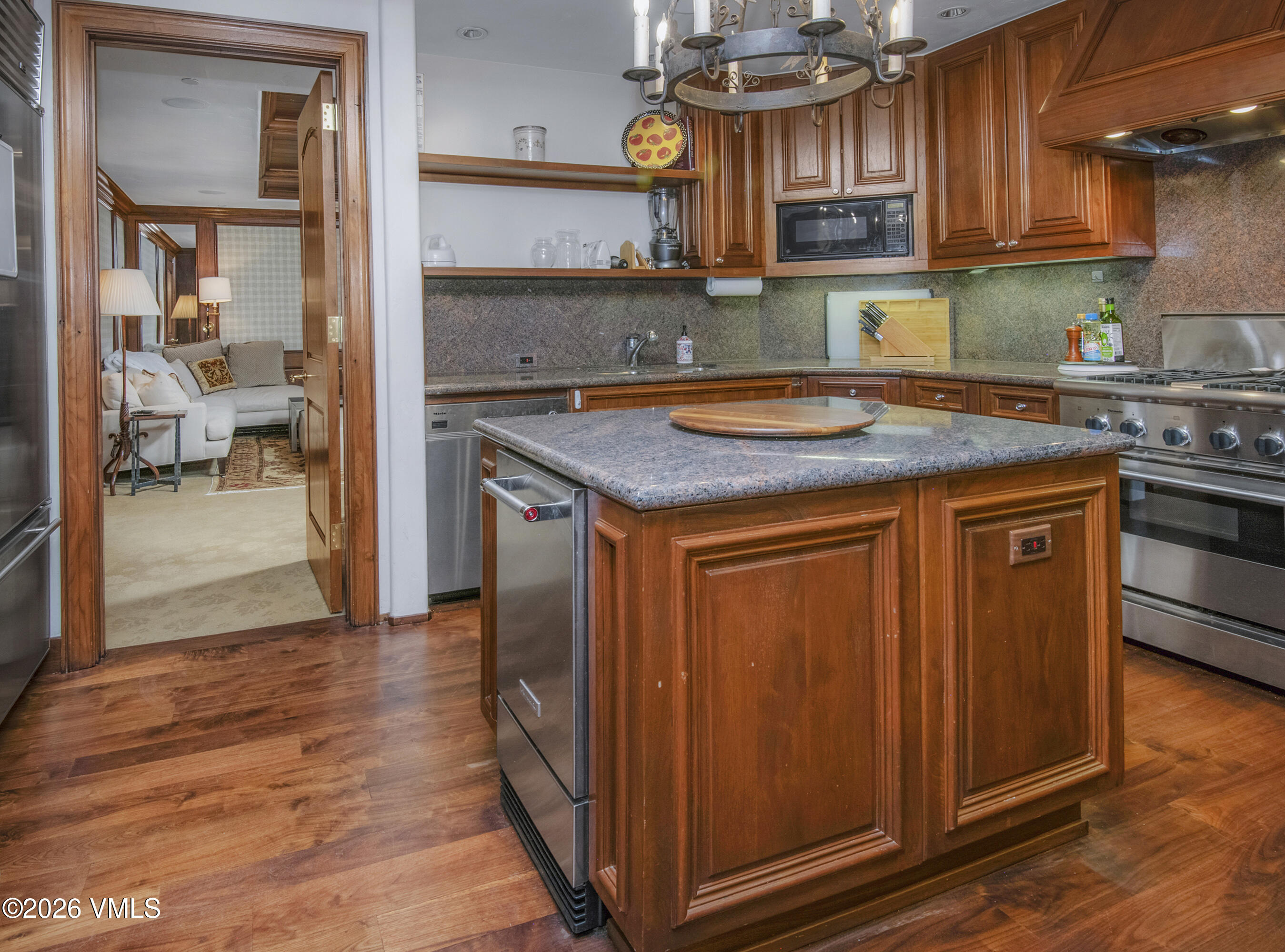 458 Vail Valley Drive, Unit R5 Vail, CO 81657 - Photo 12 of 39 Kitchen - Walnut Cabinets