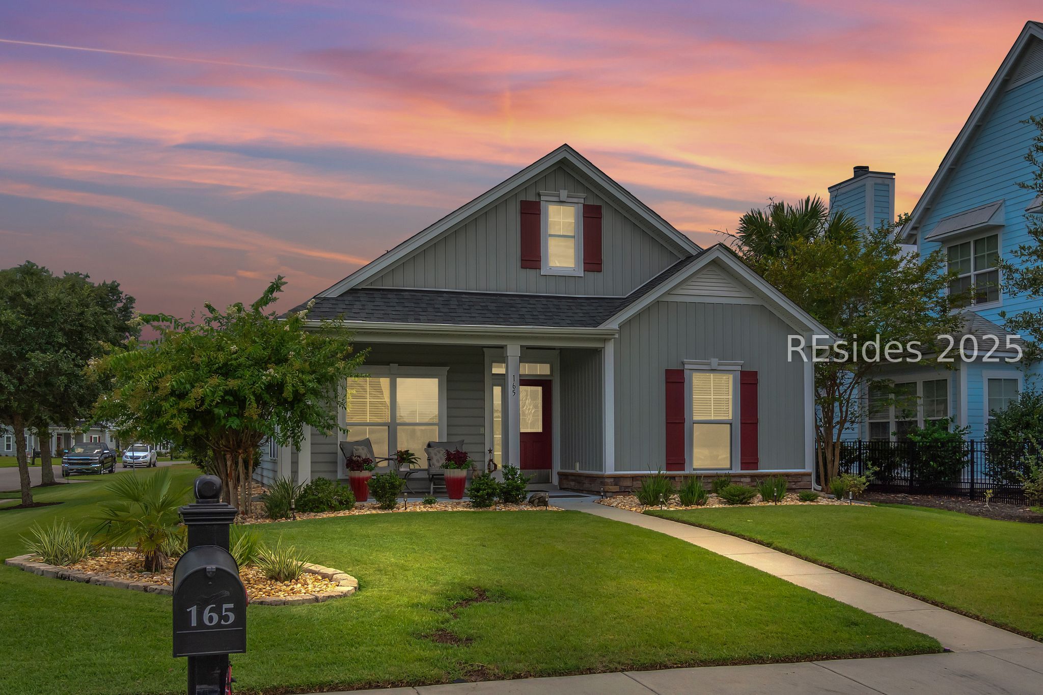 165 Redbud Lane Hardeeville, SC 29927 - Photo 47 of 70 Front of home at sunset