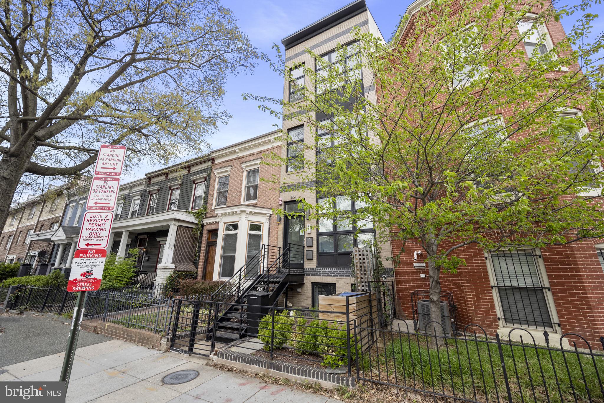 501 Rhode Island Avenue Northwest, Unit 2 Washington, DC 20001 - Photo 2 of 21 a view of a building with a tree