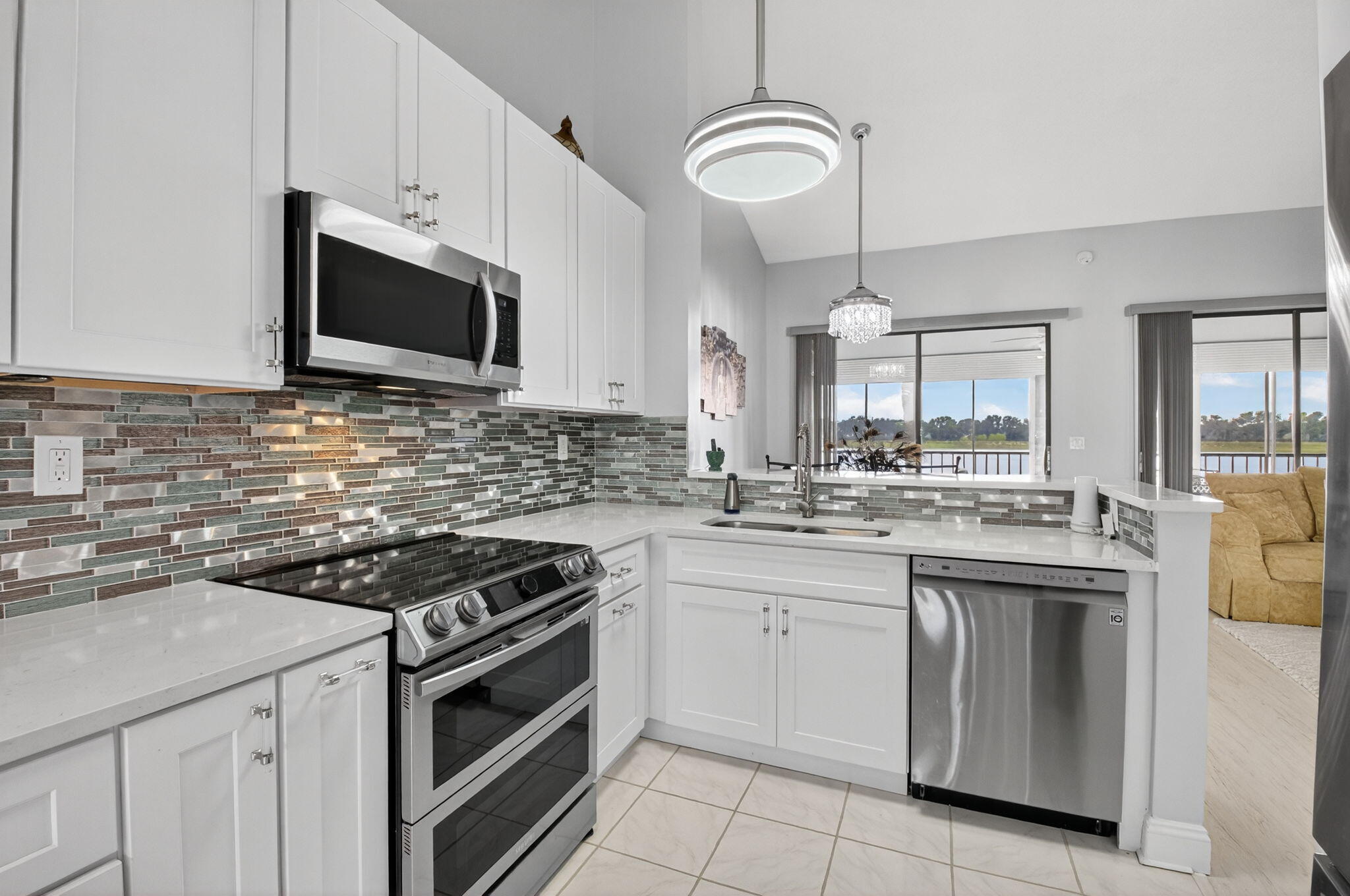 WHITE SOFT CLOSE CABINETS