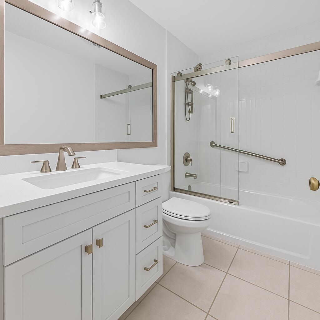 10920 Lakemore Lane, Unit 201 Boca Raton, FL 33498 - Photo 4 of 37 GUEST BATH 2