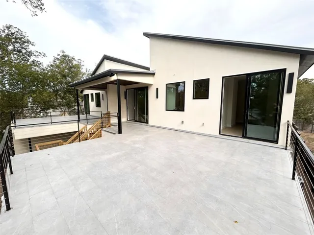 a view of a house with patio