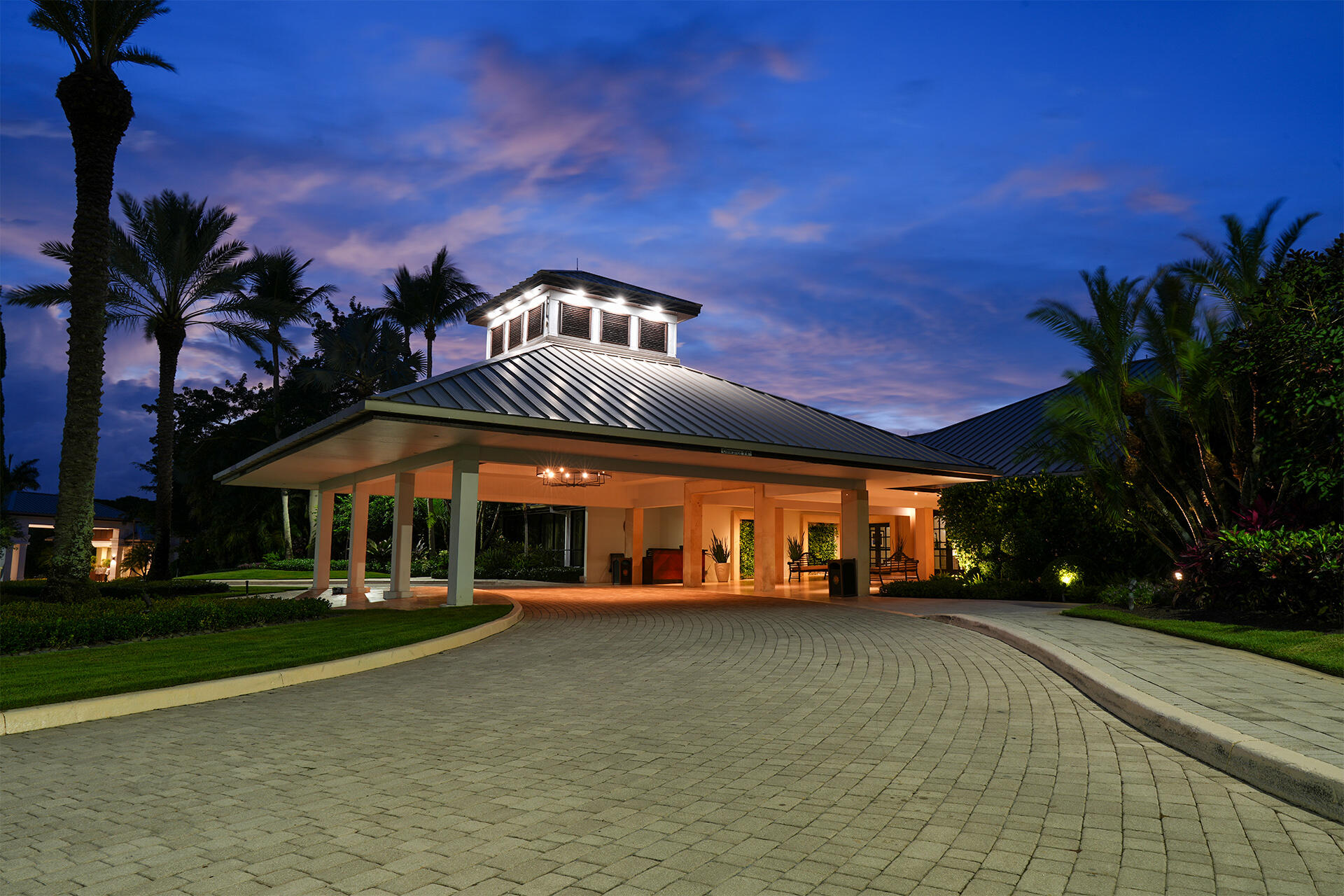 17730 Scarsdale Way Boca Raton, FL 33496 - Photo 34 of 42 a front view of a building with a garden