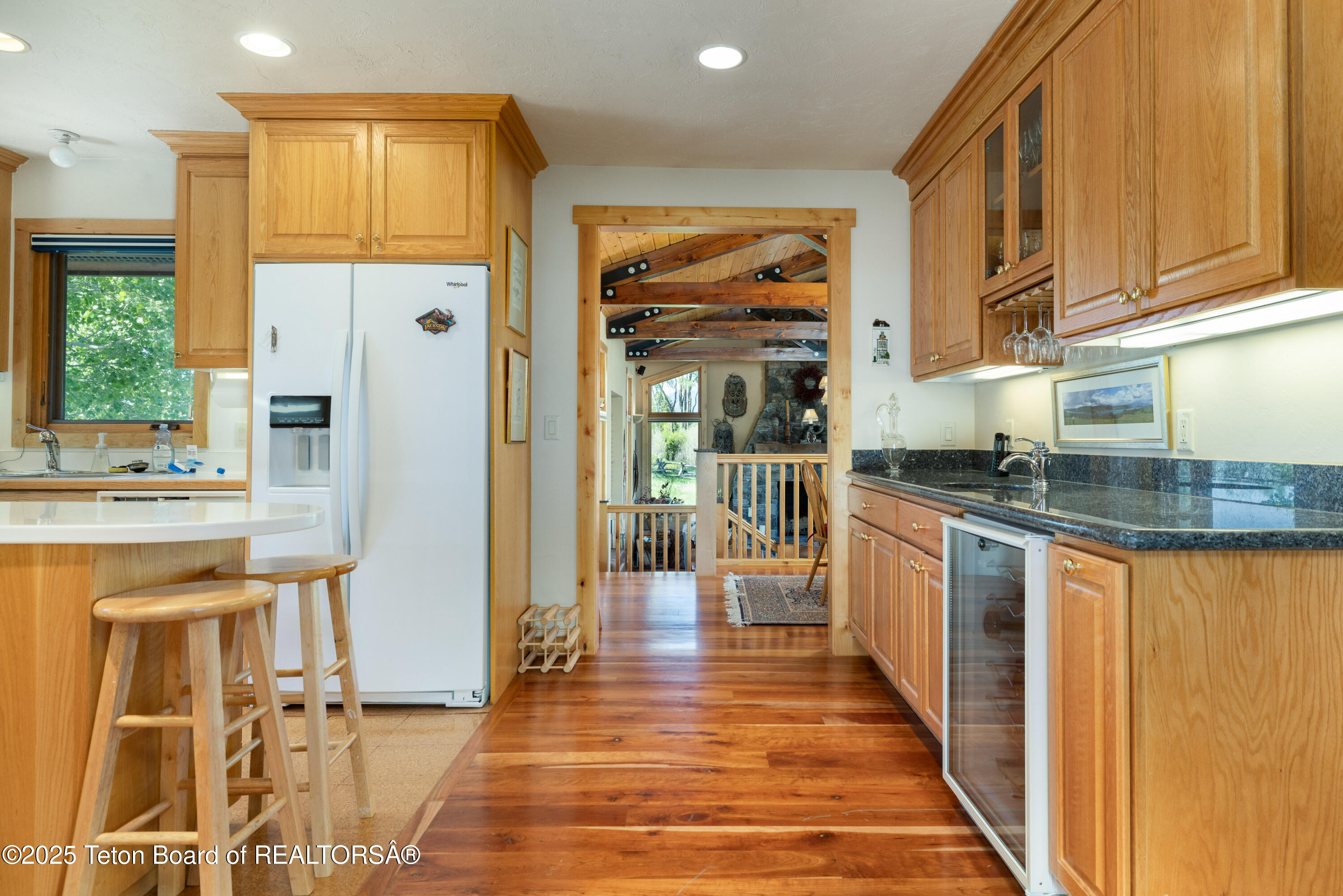 8225 North Spring Gulch Road Jackson, WY 83001 - Photo 13 of 38 Main House Kitchen