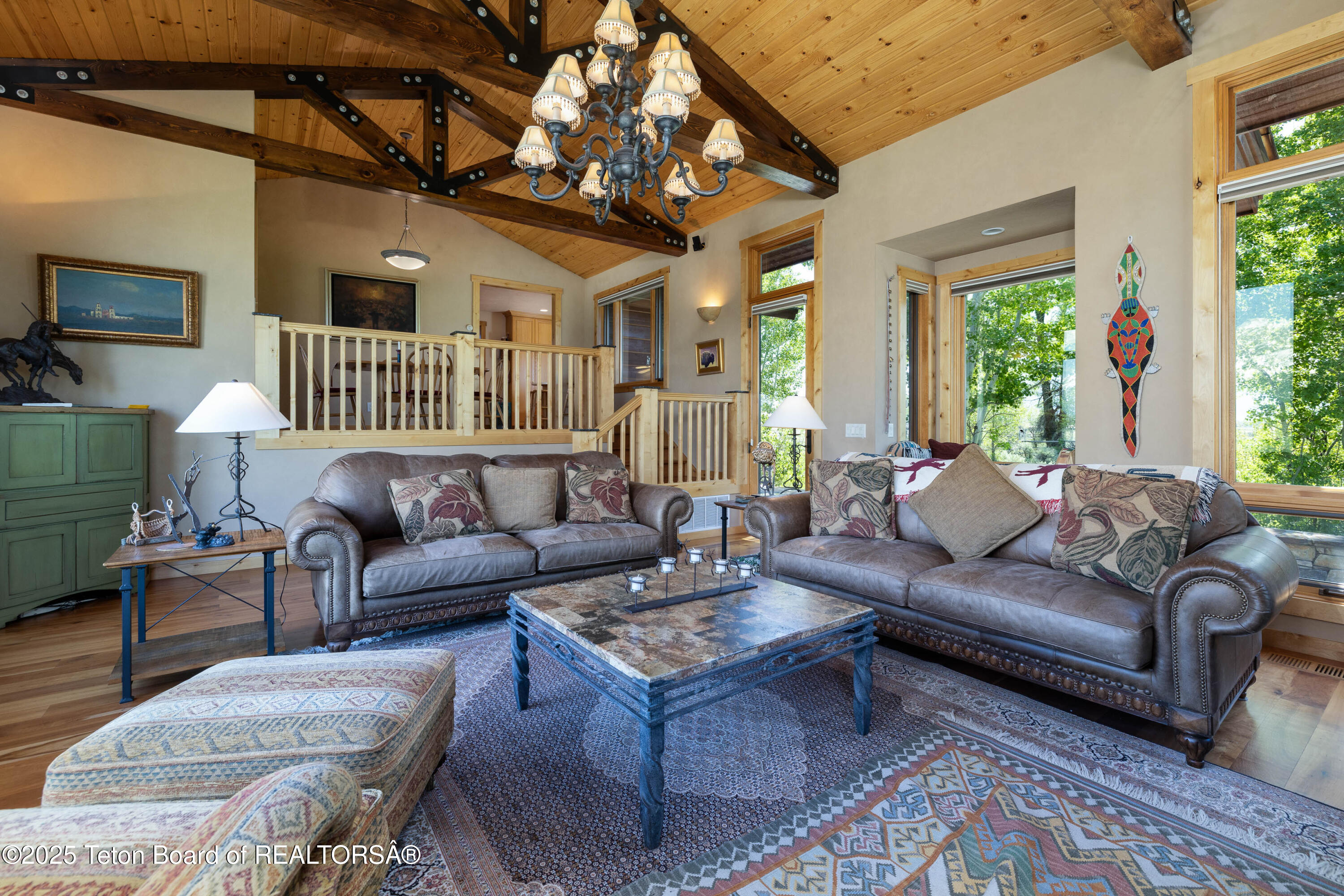 8225 North Spring Gulch Road Jackson, WY 83001 - Photo 8 of 38 Living Room
