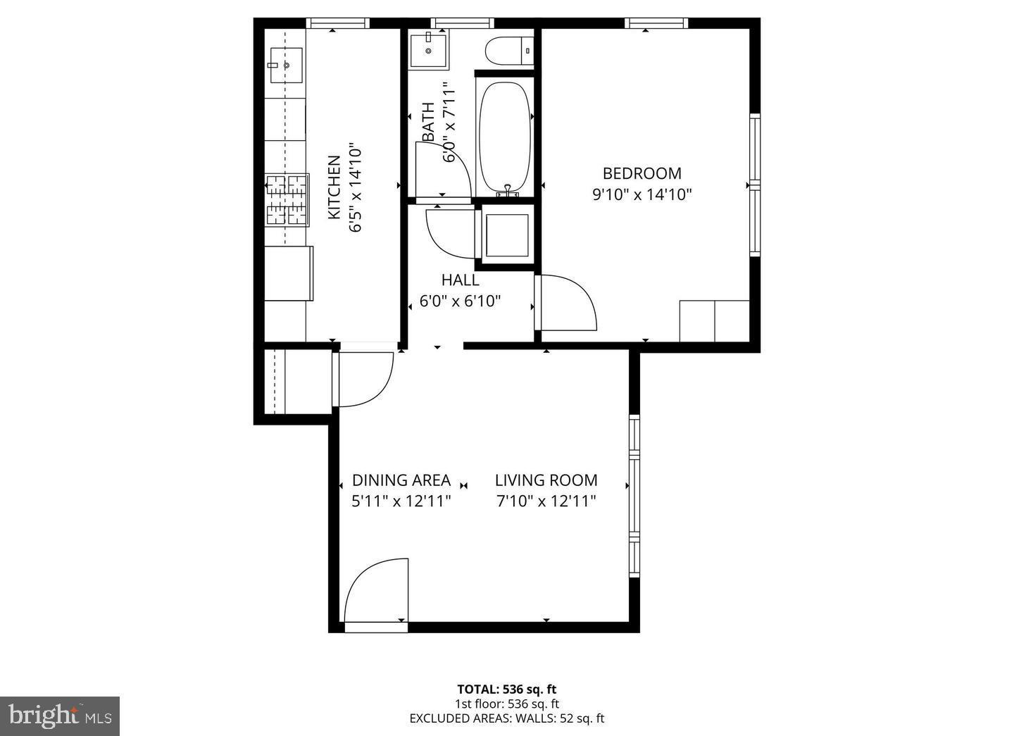 1404 Tuckerman Street Northwest, Unit 1 Washington, DC 20011 - Photo 11 of 11 floor plan