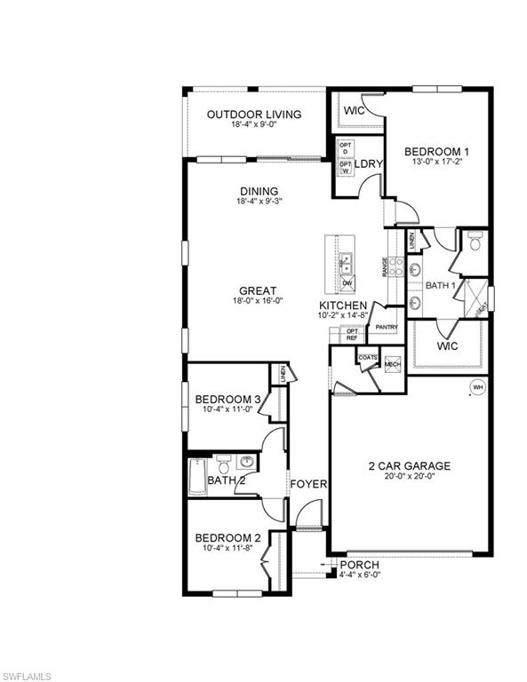 17788 Shade Tree Loop Punta Gorda, FL 33982 - Photo 44 of 44 Floor plan / room layout