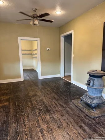 wooden floor in an empty room