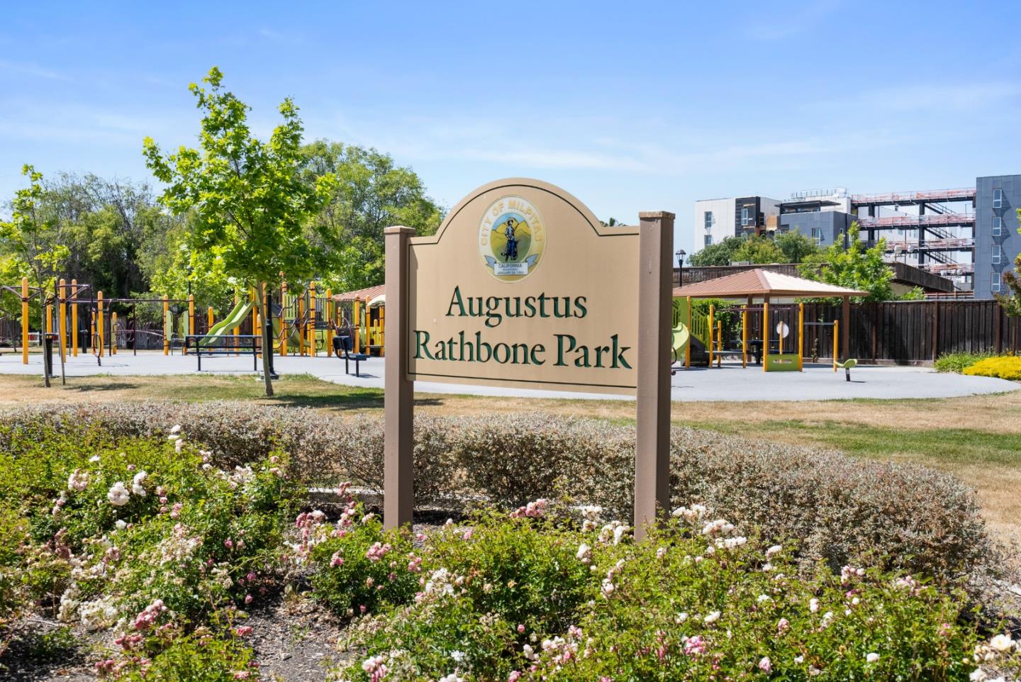 1872 Trento Loop Milpitas, CA 95035 - Photo 36 of 38 a front view of a building with garden