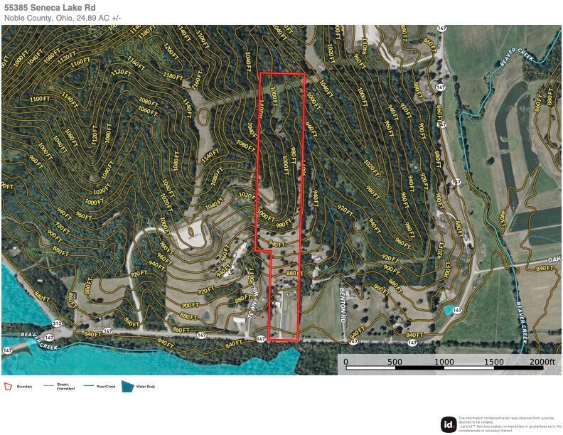 55385 Seneca Lake Road Quaker City, OH 43773 - Photo 49 of 49 55385 Seneca Lake Rd Aerial Map