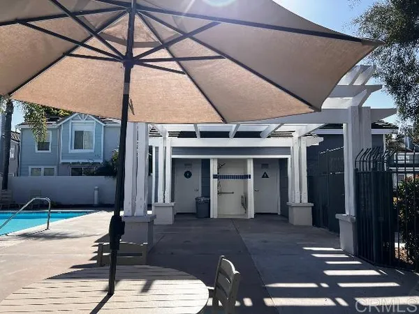 a view of kitchen sink and outdoor seating