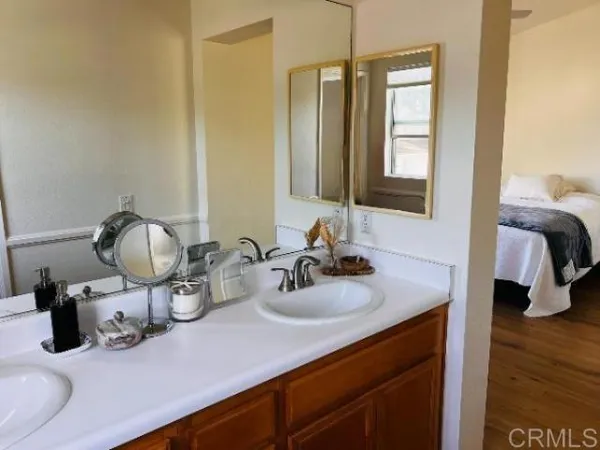 a room with furniture and a window