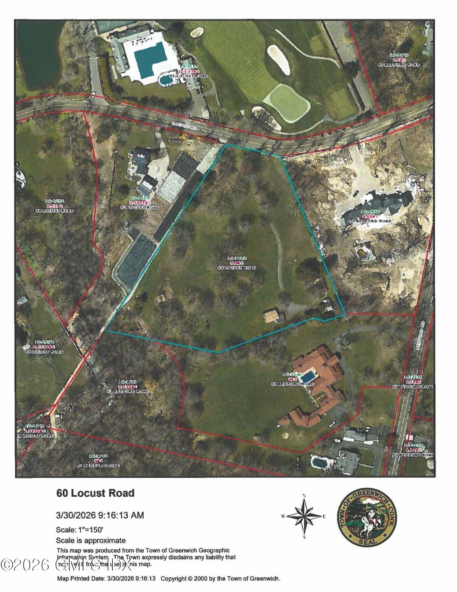 60 Locust Road Greenwich, CT 06831 - Photo 6 of 7 60 Locust Road GIS _Page_1