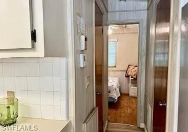 a view of a bathroom from a bathroom